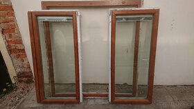 Dvojdílné plastové okno 120x130cm - 3