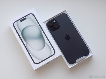 APPLE iPhone 15 128GB Black - ZÁRUKA 12 MĚSÍCŮ - NEPOUŽITÝ - 3