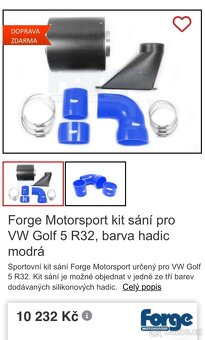 Kit sani FORGE VW Golf 5 R32 - 3