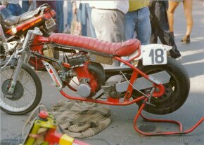 závodní motocykl na sprint dragster jawa čz DKW koště motor - 3