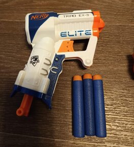 Pistole Nerf N-Strike Elite Traid Ex-3 a X-shot Excel Micro - 3