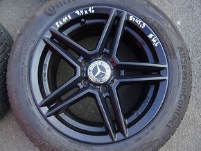 Alu disky černé Mercedes 16", 5x112,ET 45,5, letní sada - 3