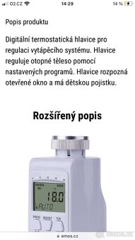 Nová termostat hlavice na topení - 3