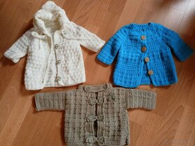 Háčkované svetříky pro miminka Sleva - 3
