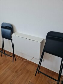 Sklopný stůl + Barové židličky - 3