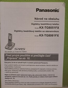 Panasonic telefon 3x - 3