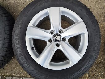 17"zimní alu sada Boston 5x112 origo Tiguan 2 Kodiaq Tarrac - 3