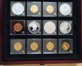 Krásná kompletní kolekce Legendární mince světa 999/1000 Ag - 3