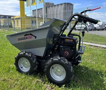 kolový dumper, dumper, motorové kolečko, dampřík - 3