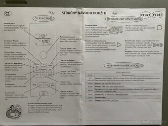 PRODÁM MIKROVLNKU WHIRLPOOL FT 381 - 3