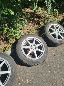 ALU a zimní pneu, 215/55 R17, 5x100 - 3