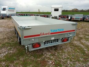 Přívěs Eduard 3-straný sklápěč 4018 3500kg, 3 nápr - 3