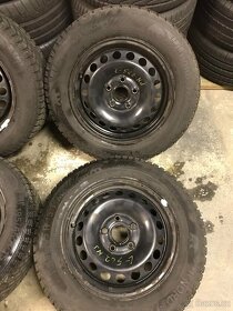 VW plechové disky, 5x112, ET 47, zimní 195/65 R15 95T M+S XL - 3