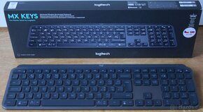 Logitech MX Keys, bezdrát.podsvícená CZ/SK 100%+ kláv.Genius - 3