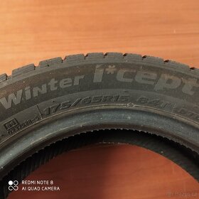 1 nová pneu Hankook Winter icept 175/65 R15 - 3