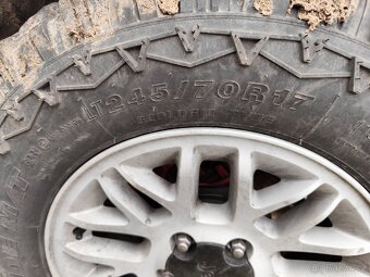 Aul disky Jeep 5x127 offroad pneu 245/70R17 - 3