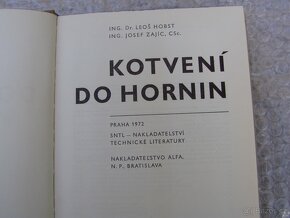 19) 3x Podzemní stavby, poddolování, kotvení do hornin - 3