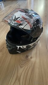 motorkářská helma, přilba - 3
