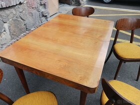 Stůl Halabala + židle Ton - 3