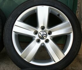 VW original alu kola 5x112 take Audi Seat Skoda zimni pneu - 3