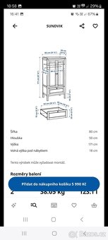 Dĕtská skříň ikea - 3