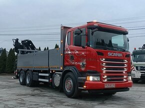 Scania G480 6x4 - valník s hydraulickou rukou HIAB - 3