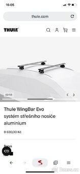 Příčníky Thule WingBar Evo systém pro BMW X1X3 - 3