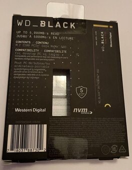 WD Black SN770 500GB SSD M.2 NVMe, záruka do 12/2027 - 3