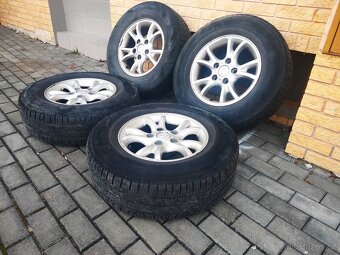 Alukola SsangYong 5x130 r16, zimní pneu 225/75 R16 - 6 mm - 3