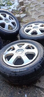 ALU 5x100 R15 škoda s letním pneu - 3