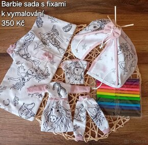 Barbie panenky sady oblečků jednorožci, koně, víly - 3