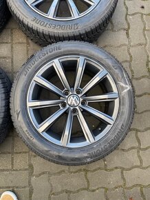 ORIGINÁL Alu Volkswagen London R17, 5x112 - TOP STAV, ZIMNÍ - 3