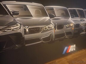 Prodám nový obraz evoluce BMW M3  obří formát 295x 95cm - 3