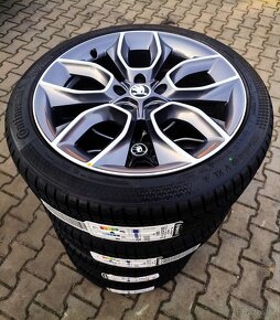 Alu kola originál Škoda Karoq 5x112 R19 Crater - 3