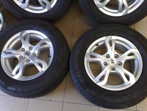 alu kola 5x114,3 r16 original hyundai tucson-čidla tpms - 3