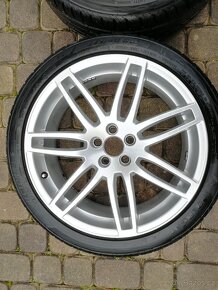 Alu kola 18", orig. AUDI, 5x100, letní pneu 225/40, Golf IV - 3