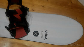 Snowboard Gara Carver X 164, vázání Nitro Raiden - 3