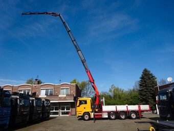 MAN TGS 35.440 - 8x4 – Valník + HR-PALFINGER PK 3400SH + JIB - 3