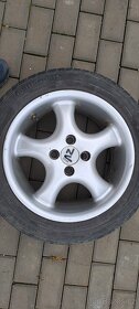 ALU KOLA R15 ROZTEČ 4X100 +PNEU CONTINENTAL Sleva 2000,-Kč - 3