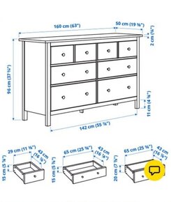 Ikea hemnes komoda - 3