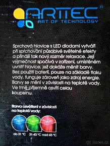 Sprchová hlavice s LED diodami - 3