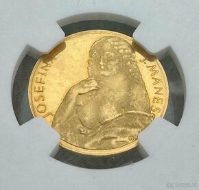 JOSEF MÁNES - 1 DUKÁT 1971 - NGC - PF64 - NÍZKÝ NÁKLAD - 3