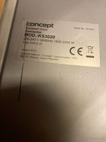 Convector 220-240v - 3