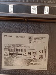 TV Samsung úhlopříčka (75 palců) nefunkční za odvoz/odnos - 3