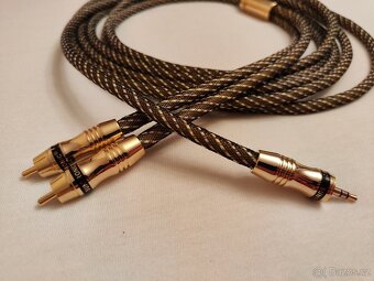 2x RCA Y kabel/3,5 mm jack - 3