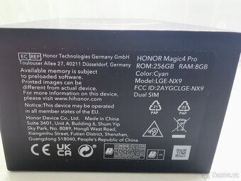 Honor Magic 4 Pro 5G 8/256 GB Cyan - 3