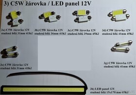 LED žárovky do vozu, karavanu, přívěsu, motorky, skůtru - 3