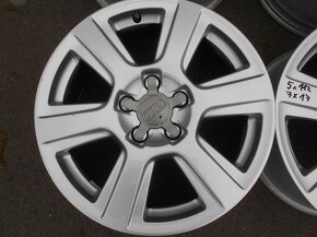 Alu disky originál Audi 17", 5x112, ET 33, šíře 7J - 3