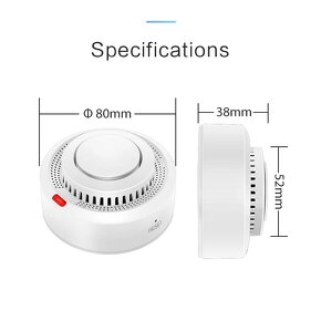 SLEVA - Bezdrátový detektor kouře WIFI alarm - 3