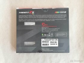 G.Skill Trident Z5 RGB Black 32GB (2x16GB) 6000Mhz  NOVÝ - 3